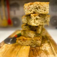 Olive, Tomato & Rosemary Focaccia