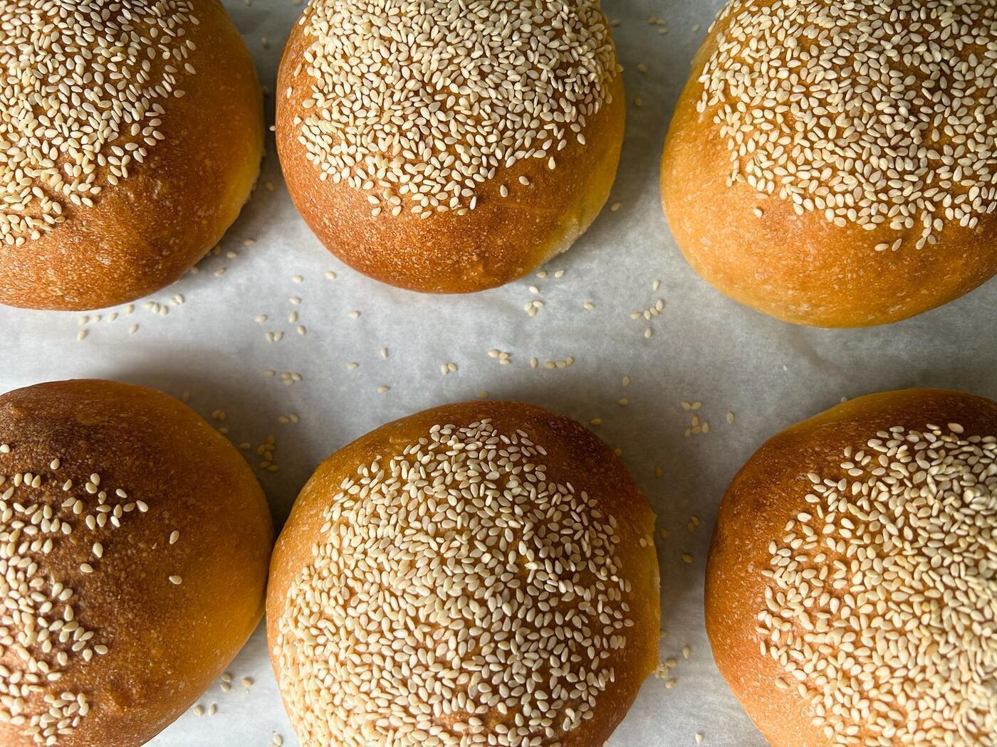 Sesame Burger Buns