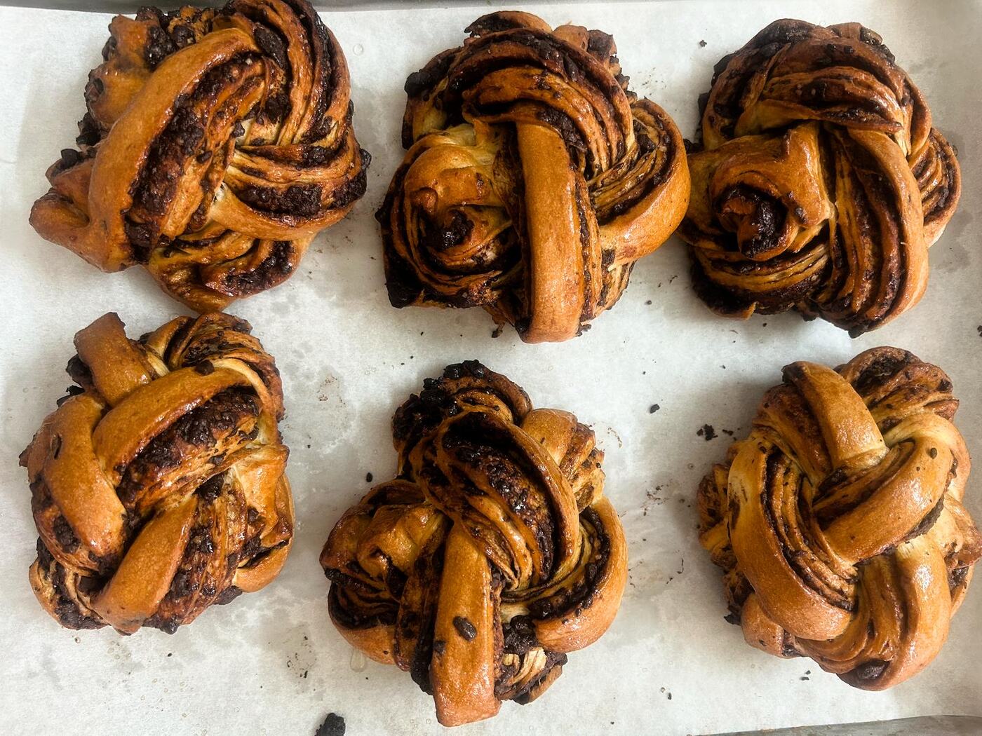 Chocolate Babka Buns
