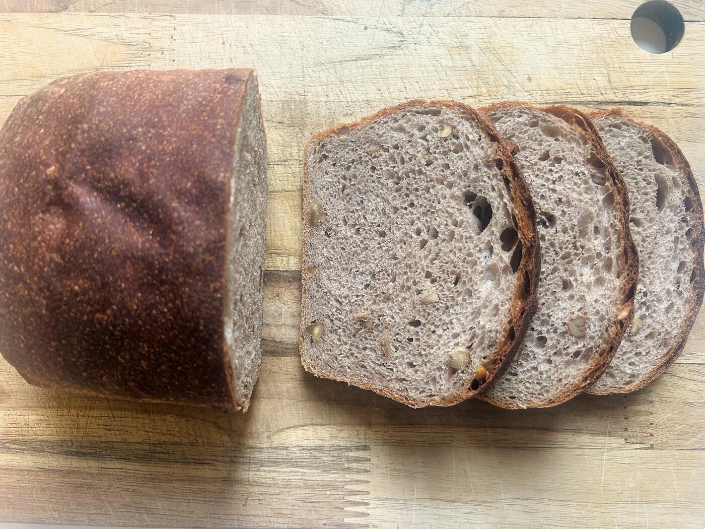 Walnut Honey Bread